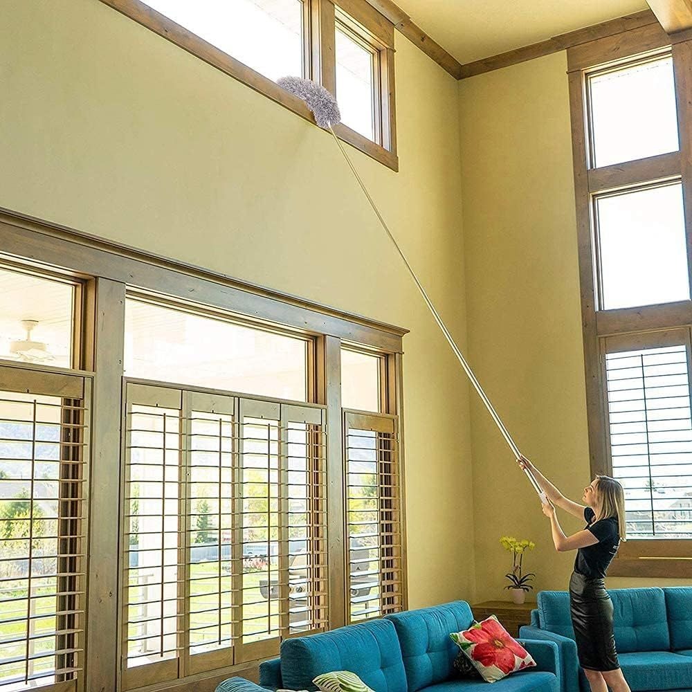 Microfiber Duster Extendable up-to 8 feet - Cartiva7