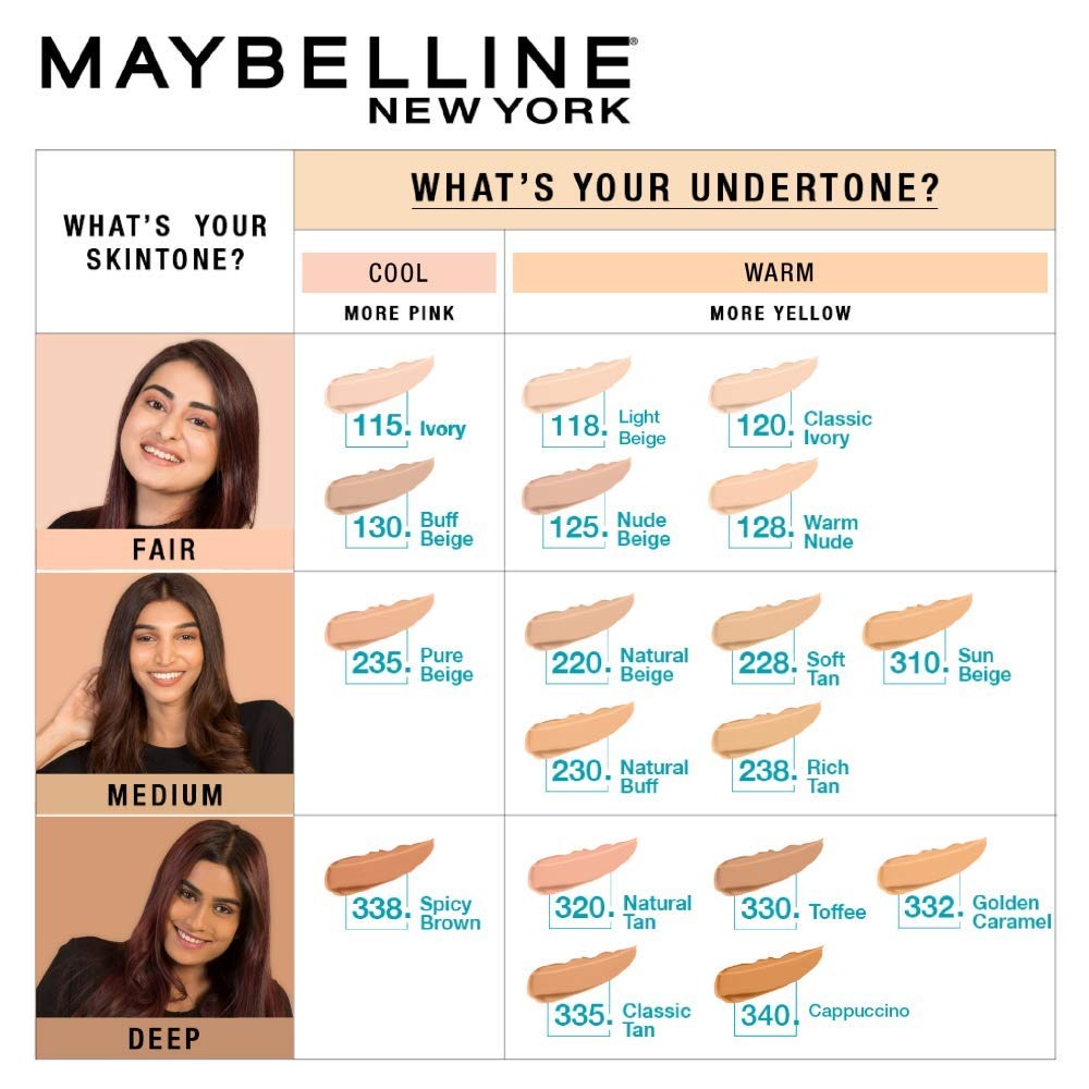 2-in-1 Makeup Deal – Maybelline New York Fit Me, Liquid Foundation & Face Powder Combo For Smooth, Flawless Finish – Ivory Shade (115) - Cartiva7