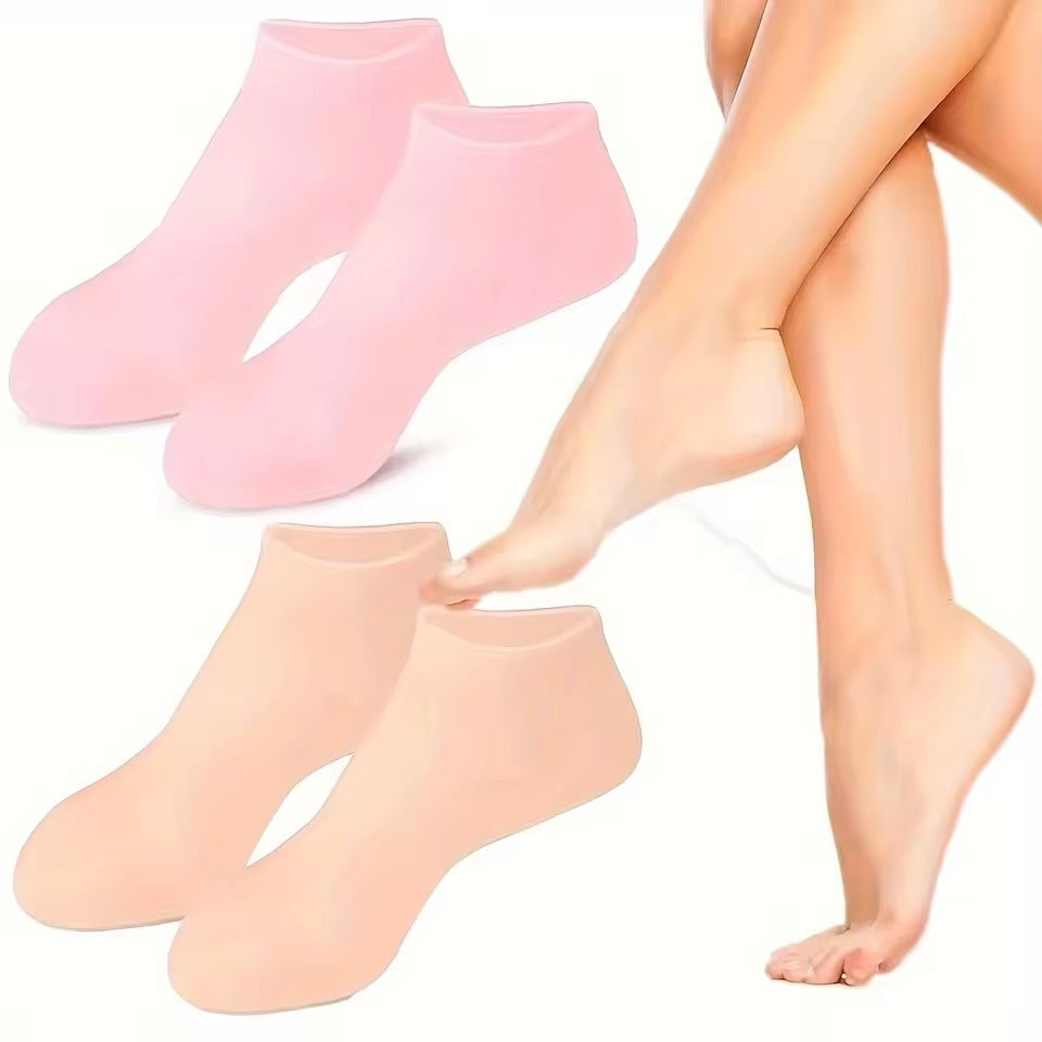 Silicone Jelly Socks Gel Moisturizing Socks Foot Care Protector - Cartiva7