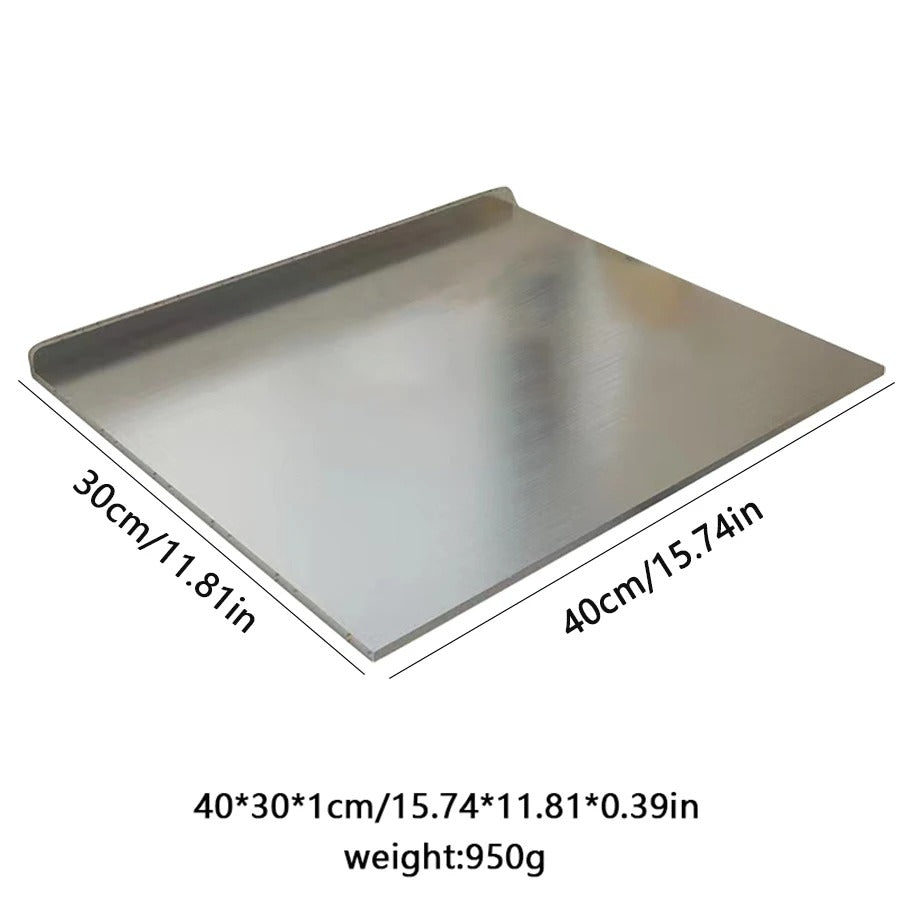 Stainless Steel Chopping Board Double Panel Cutting Board Vegetable Fruit Meat Dough Baking Chopping Board Kitchenware - Cartiva7
