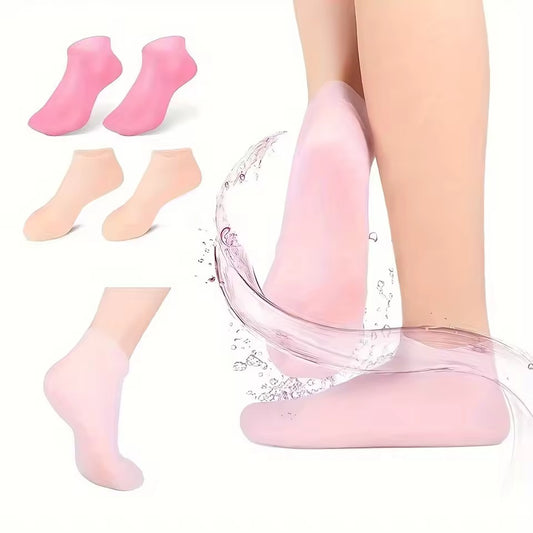 Silicone Jelly Socks Gel Moisturizing Socks Foot Care Protector - Cartiva7