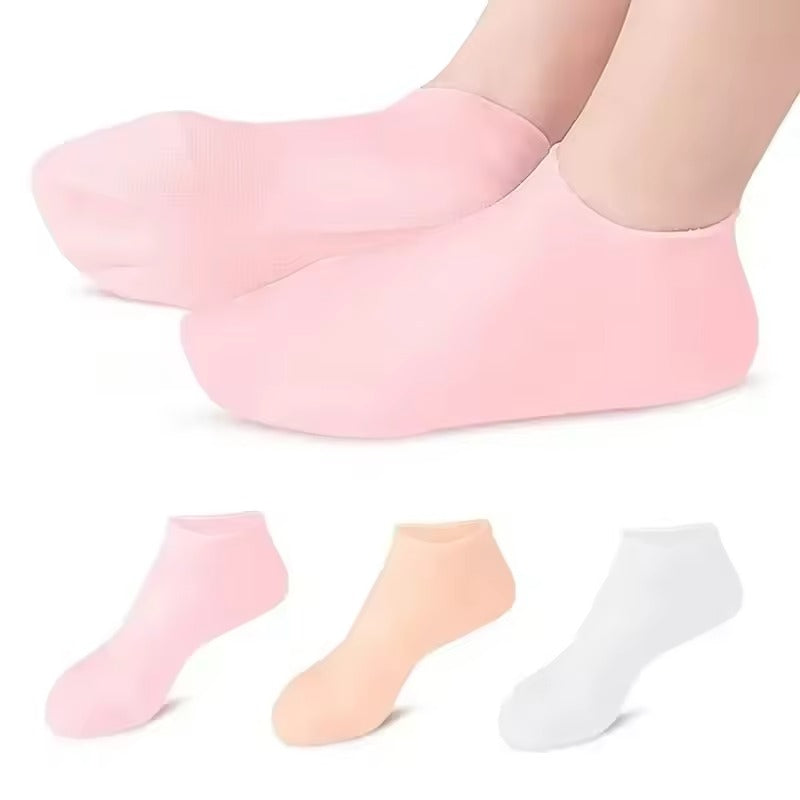 Silicone Jelly Socks Gel Moisturizing Socks Foot Care Protector - Cartiva7