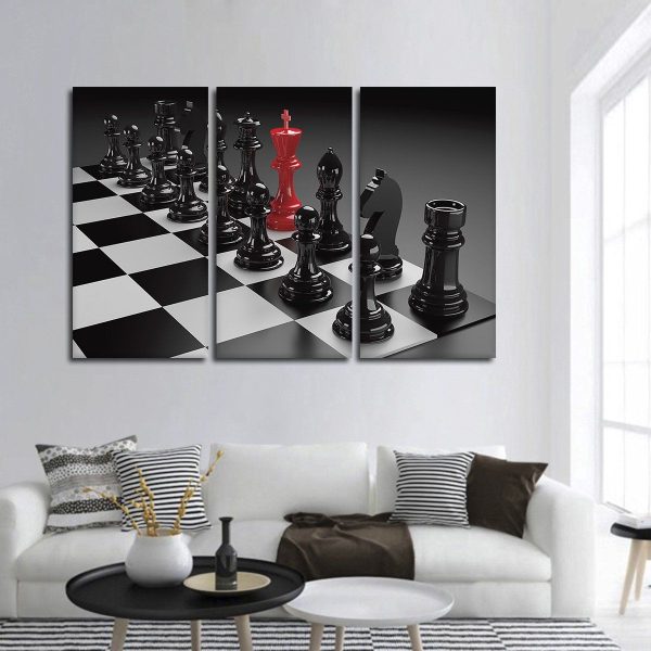 Chess Metal Wall Art Set – 8×11 Inches Each | - Cartiva7