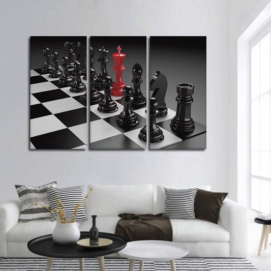 Chess Metal Wall Art Set – 8×11 Inches Each | - Cartiva7