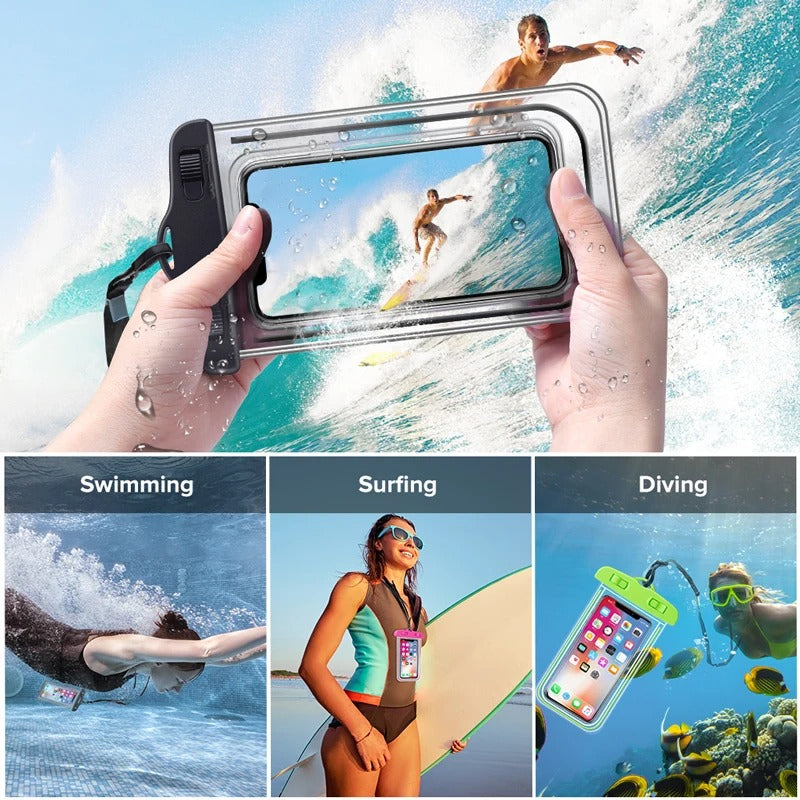 Universal Mobile Phone Transparent Waterproof Bag - Cartiva7