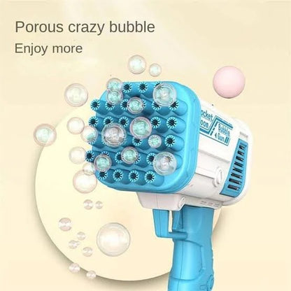 High-Speed 36-Hole Bubble Blaster Gun with Dual Caps (Automatic Bubble Toy) - Cartiva7