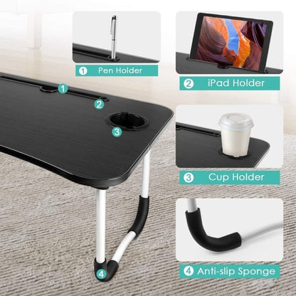 Wooden Foldable Laptop Table - Cartiva7