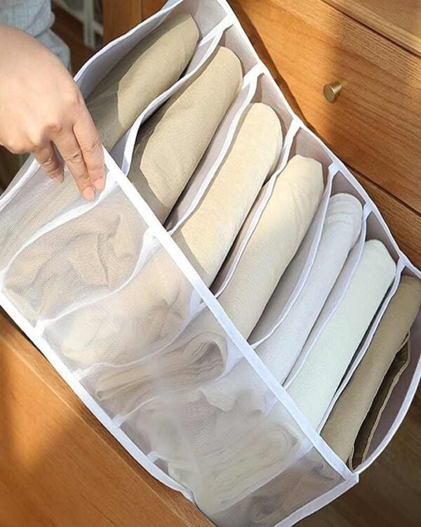 7 Grids Washable Wardrobe Clothes Organizer - Cartiva7