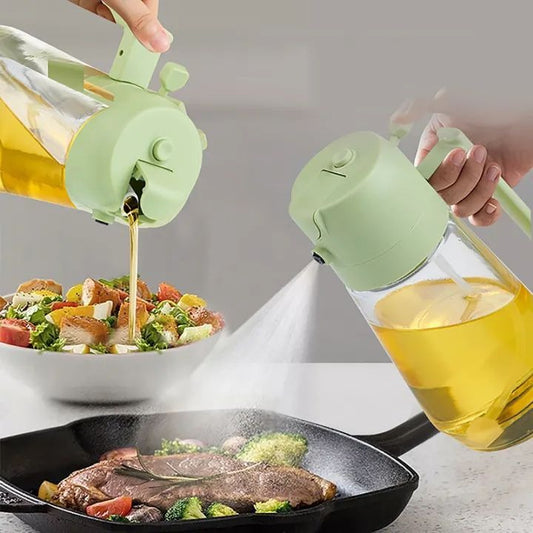 Oil Sprayer for Cooking ,2 in 1 Oil Dispenser and Oil Sprayer - Cartiva7