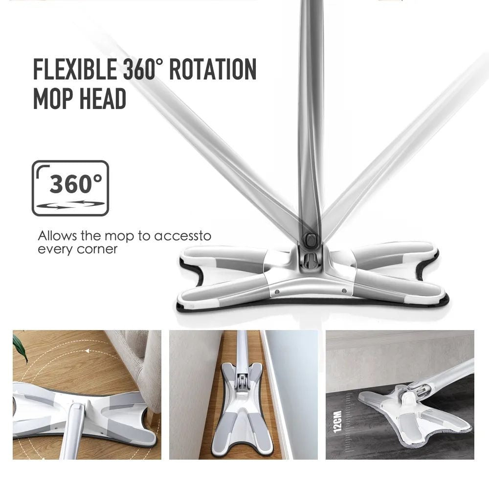 Floor Clean Twist Microfiber Mop With 360 Rotating Head - Cartiva7