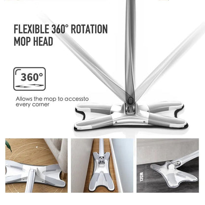 Floor Clean Twist Microfiber Mop With 360 Rotating Head - Cartiva7