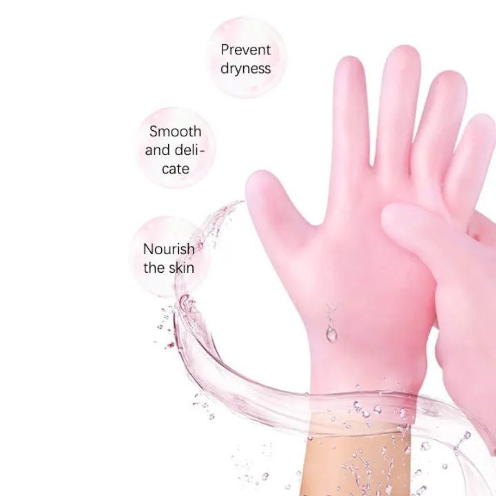 1 Set Silicone Moisturizing Socks & Gloves - Cartiva7