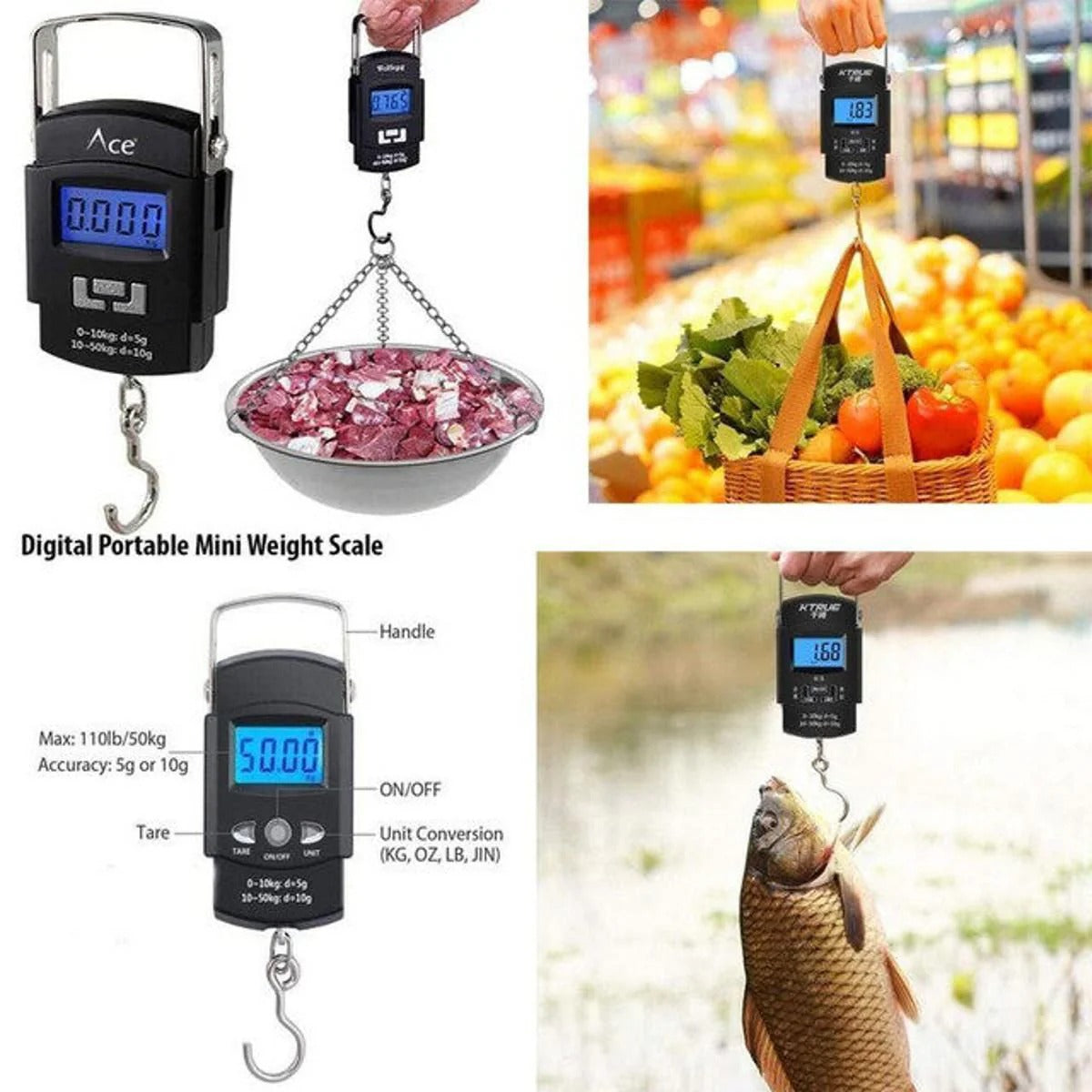 Portable Mini Electronic Weight Scale - Cartiva7