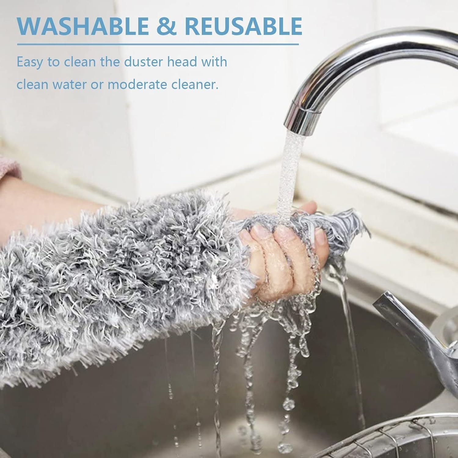 Microfiber Duster Extendable up-to 8 feet - Cartiva7