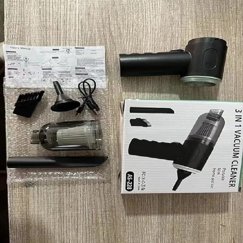 3 In 1 Portable Wireless Vacuum Cleaner For Car and Home - Cartiva7