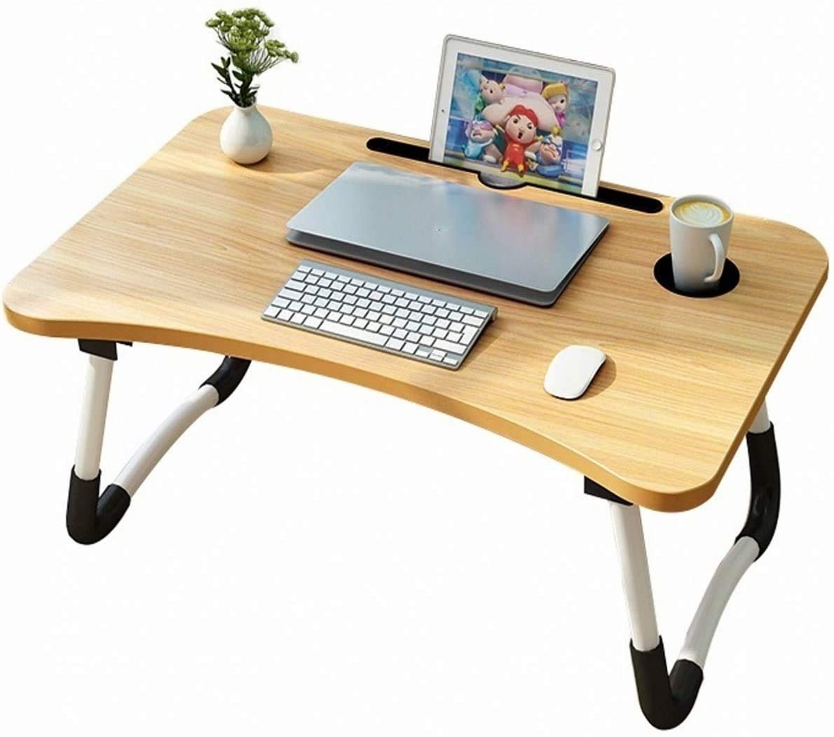 Wooden Foldable Laptop Table - Cartiva7