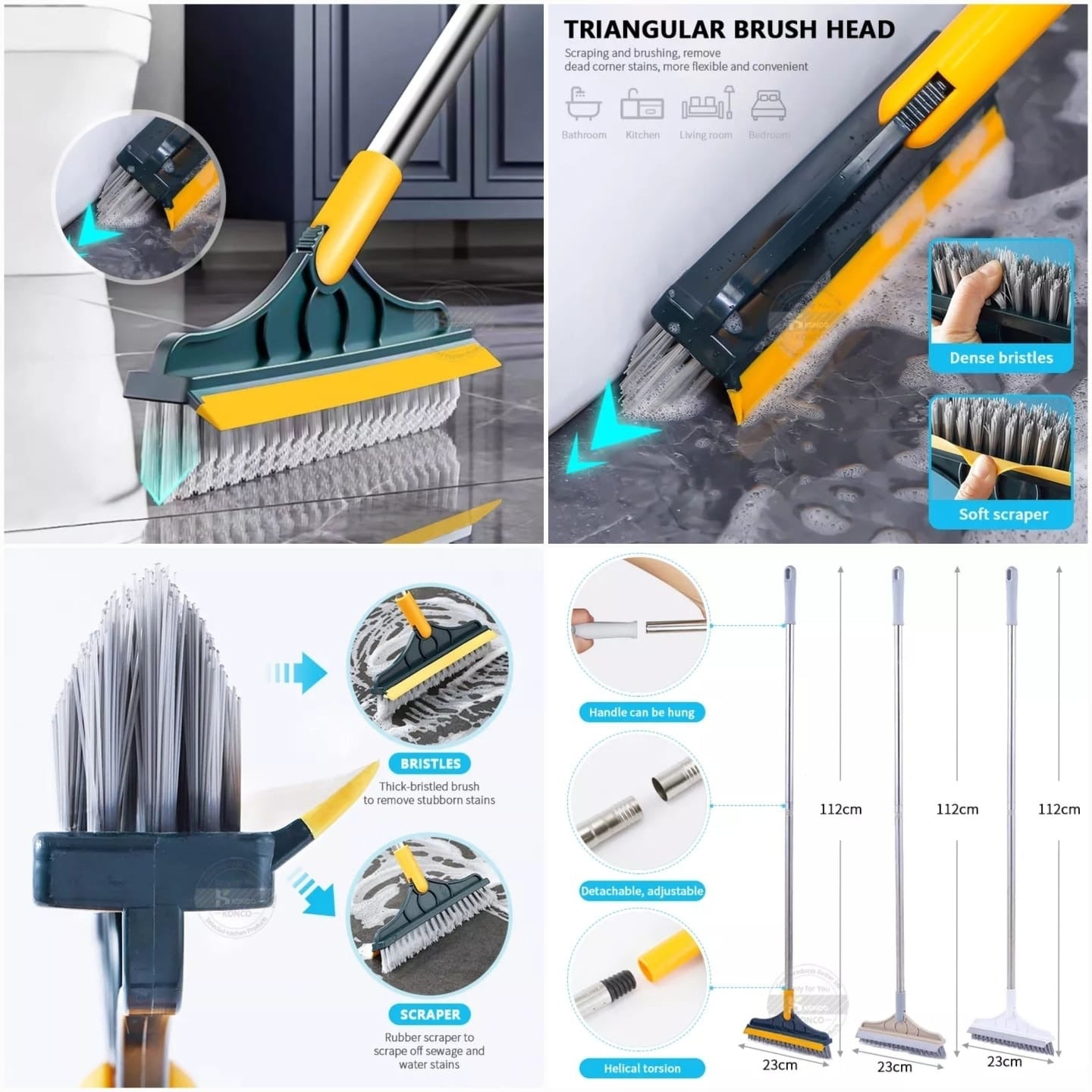 3 In 1 Floor Cleaning Brush - Cartiva7