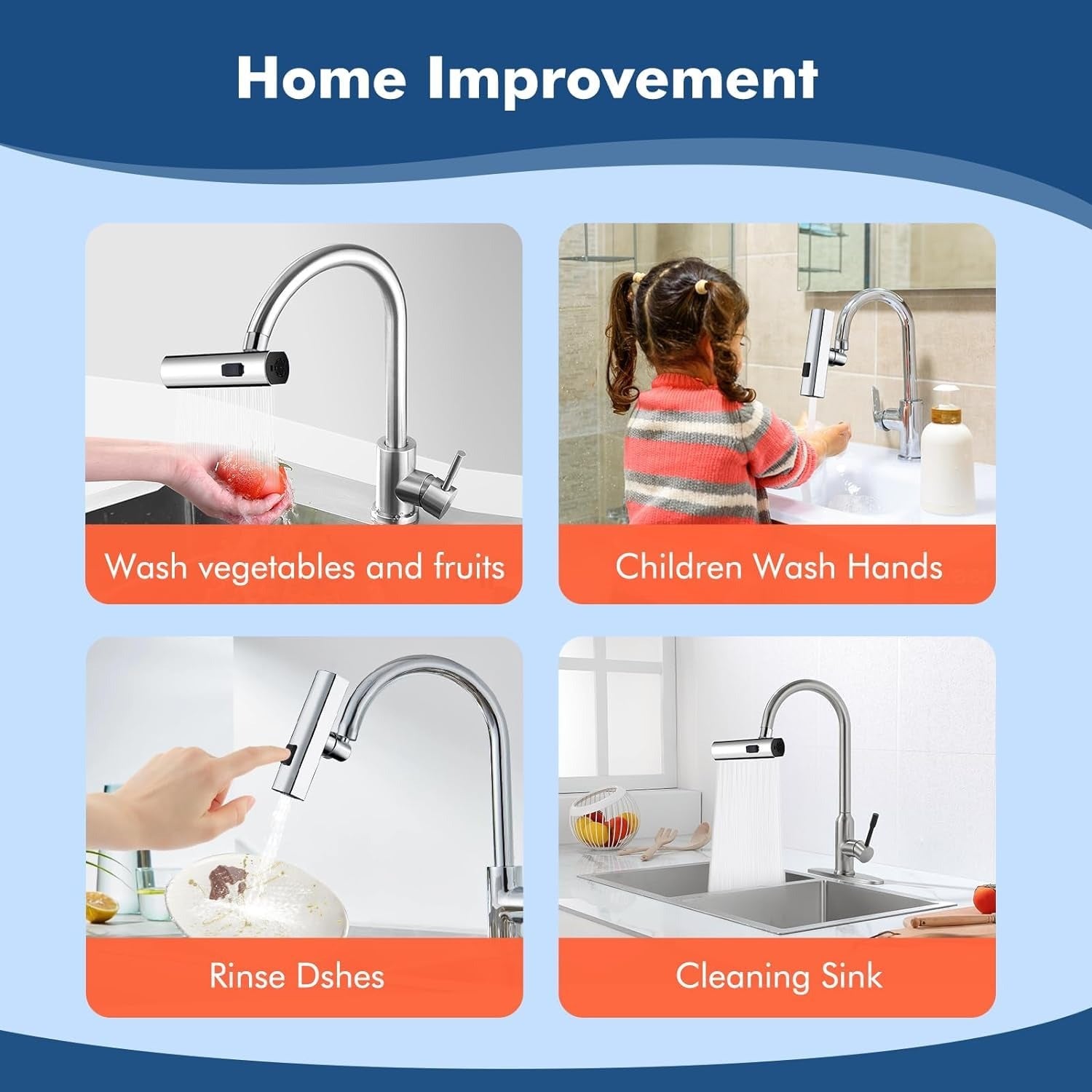 Multifunctional Kitchen Sink Waterfall Faucet - Cartiva7