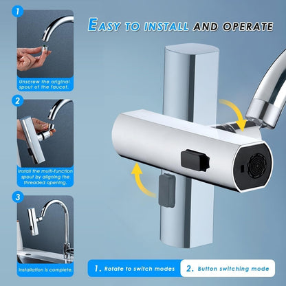 Multifunctional Kitchen Sink Waterfall Faucet - Cartiva7