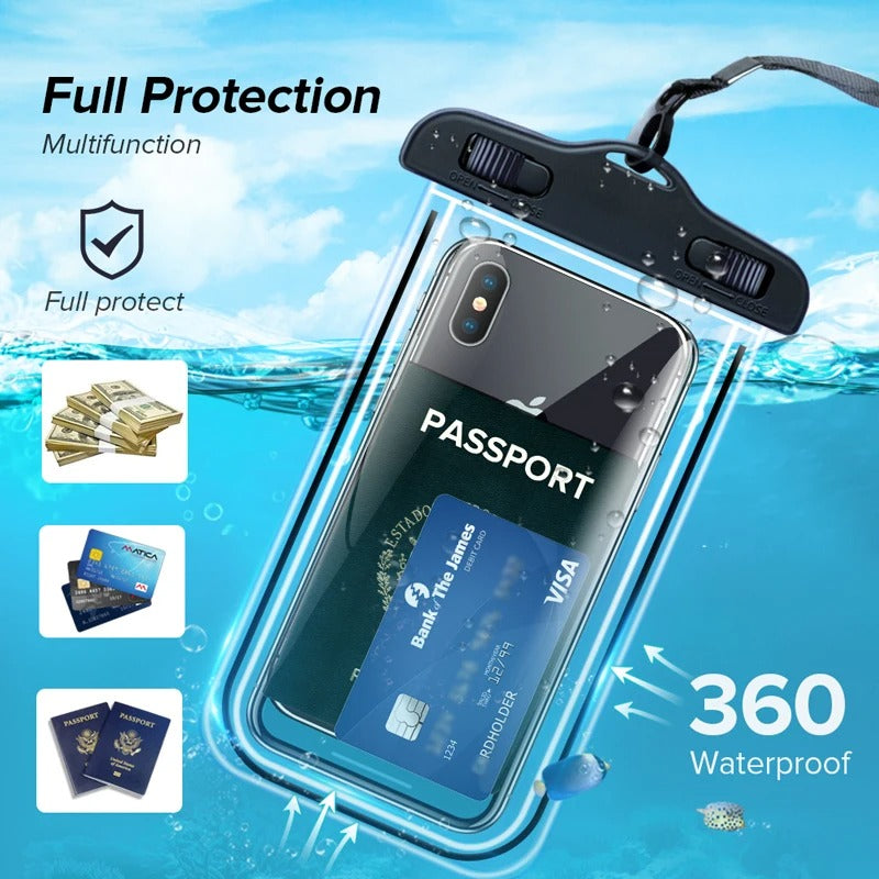 Universal Mobile Phone Transparent Waterproof Bag - Cartiva7