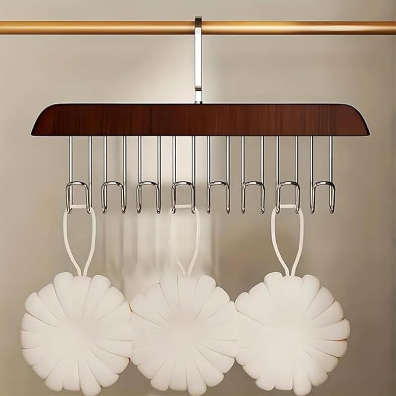 360°rotating 8 Hooks Wooden Hanger - Cartiva7