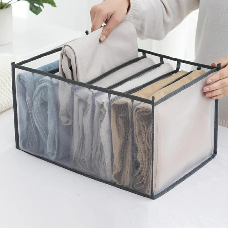 7 Grids Washable Wardrobe Clothes Organizer - Cartiva7