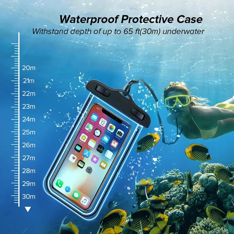 Universal Mobile Phone Transparent Waterproof Bag - Cartiva7