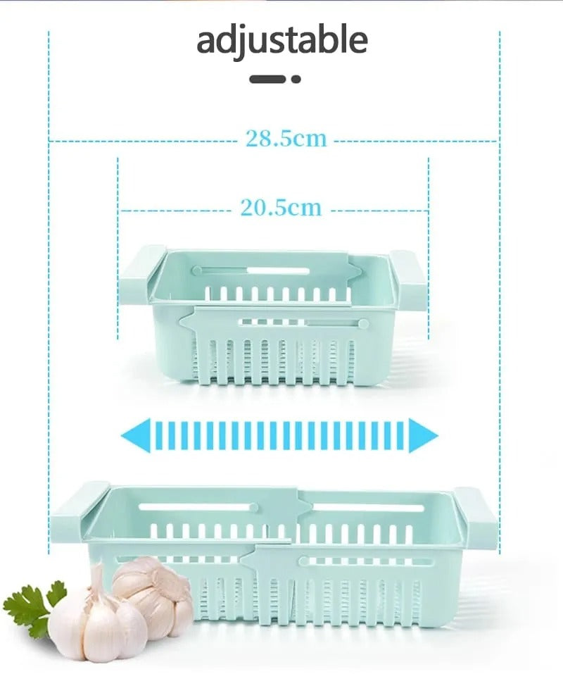 Adjustable Fridge Storage Basket - Cartiva7