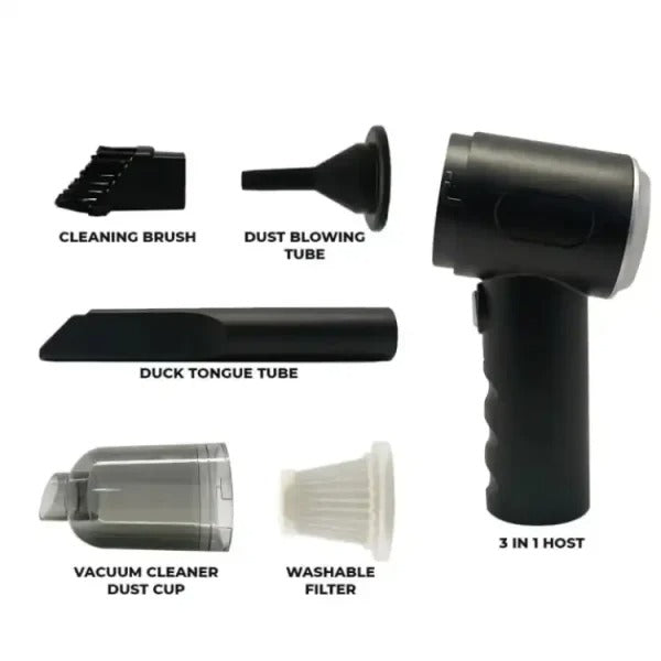 3 In 1 Portable Wireless Vacuum Cleaner For Car and Home - Cartiva7