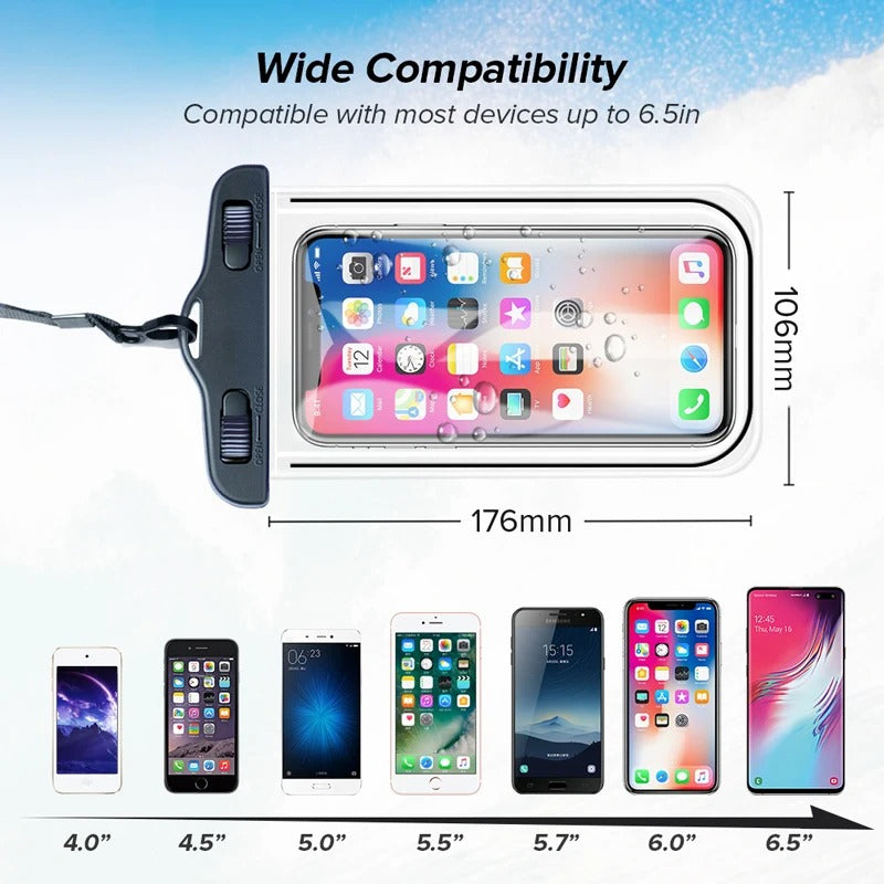 Universal Mobile Phone Transparent Waterproof Bag - Cartiva7