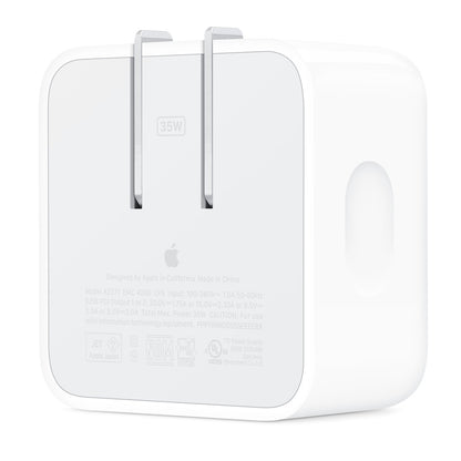 Apple Official 35W Dual USB-C Port Compact Power Adapter - Cartiva7