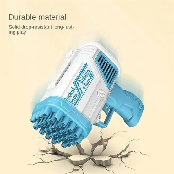 High-Speed 36-Hole Bubble Blaster Gun with Dual Caps (Automatic Bubble Toy) - Cartiva7