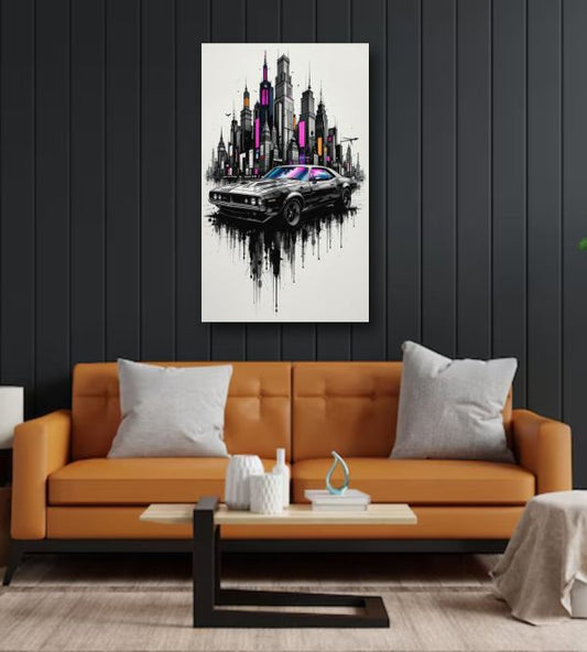 Car Design Metal Wall Art - Cartiva7